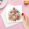 (US Only)6Pcs Belief DIY Diamond Art Greeting Card Diamond Art Handmade Card Friend Gift