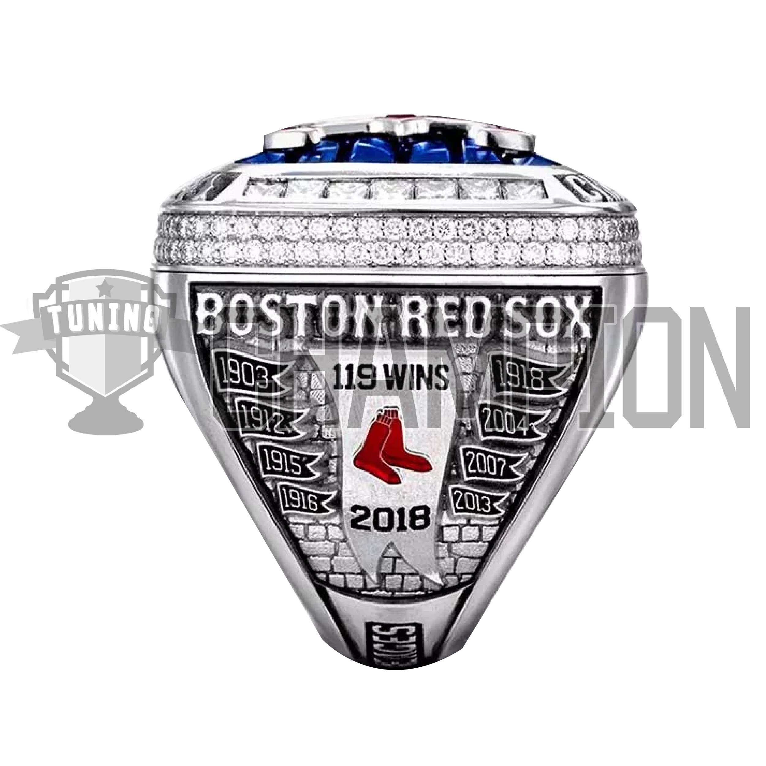 MLB Boston Red Sox 2018 World Series Replica Ring Size 11