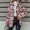 Women's Western Print Mountain Shirt Jacket
