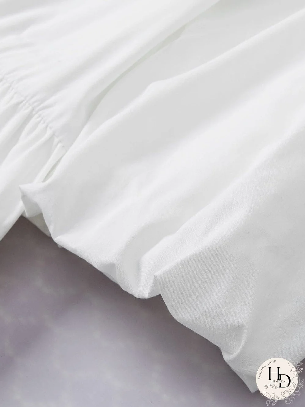 White Cotton Tiger Blouse