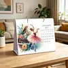 DIY 2027 Diamond Painting Calendar Art Kit Paper Desk Calendar Desktop Decoration Craft Kit