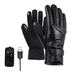 Electric Heated Gloves Touchscreen Hand Warmer Thicken PU Thermal Cycling Glove