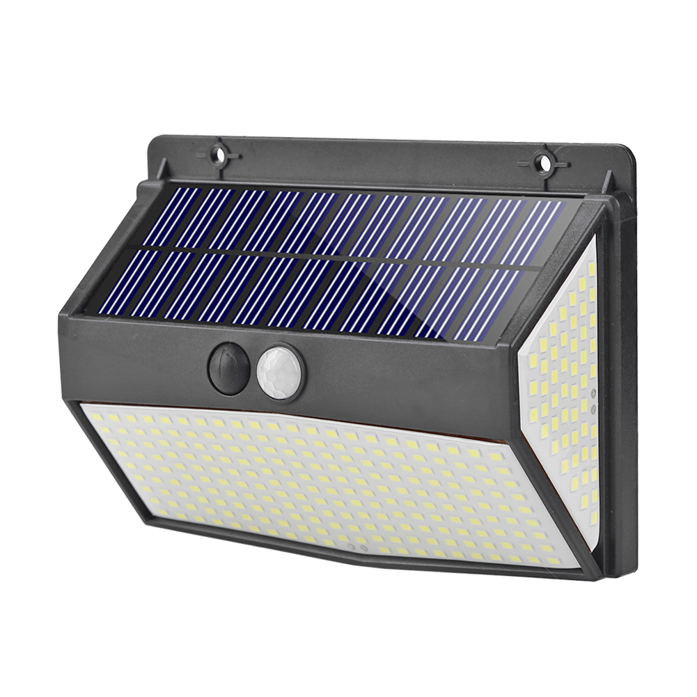 

318 LED Solar Light 3 Modes Motion Sensor Outdoor Garden Wall-Mounted Lamp, 501 Original