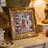 Sakura Garden Hanfu Lady Special Shaped DIY Partial Drill Diamond Painting Kit for Adults Beginners Home Decor Diamonds Paintings Gem Art 30x30cm