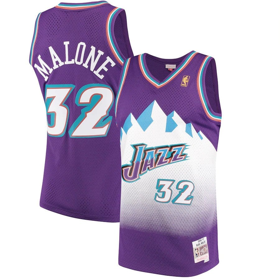 Karl Malone Utah Jazz Throwback Jersey mysite