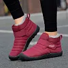 Unisex Winter Wide Thicken Plush Lightweight Waterproof Snow Boots