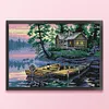 Lakeside-14CT Stamped Cross Stitch Kit(30*21cm)