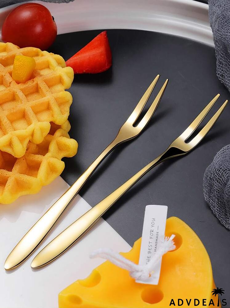 5pcs Stainless Steel Fruit Fork