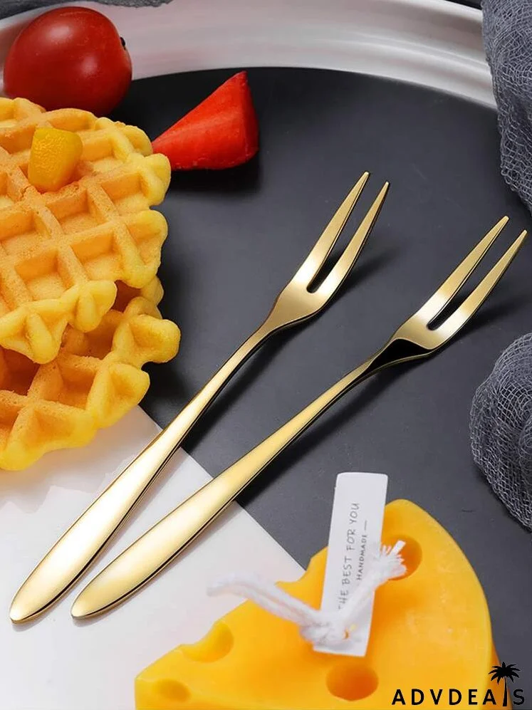 5pcs Stainless Steel Fruit Fork