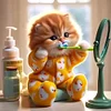Diamond Painting -DIY Full Round Drill Cute Cat(40*40 CM)