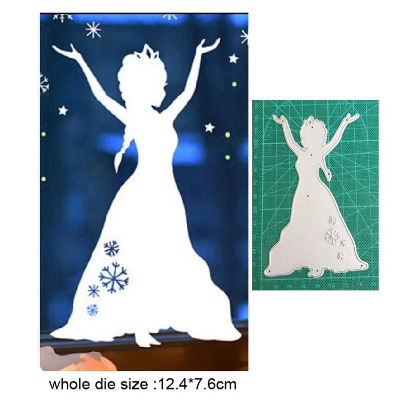 2021 New Craft Dies Africa Woman Metal Cutting Dies Cut Die Mold Decoration Scrapbook Dies Knife Mould Blade Punch Stencils Dies