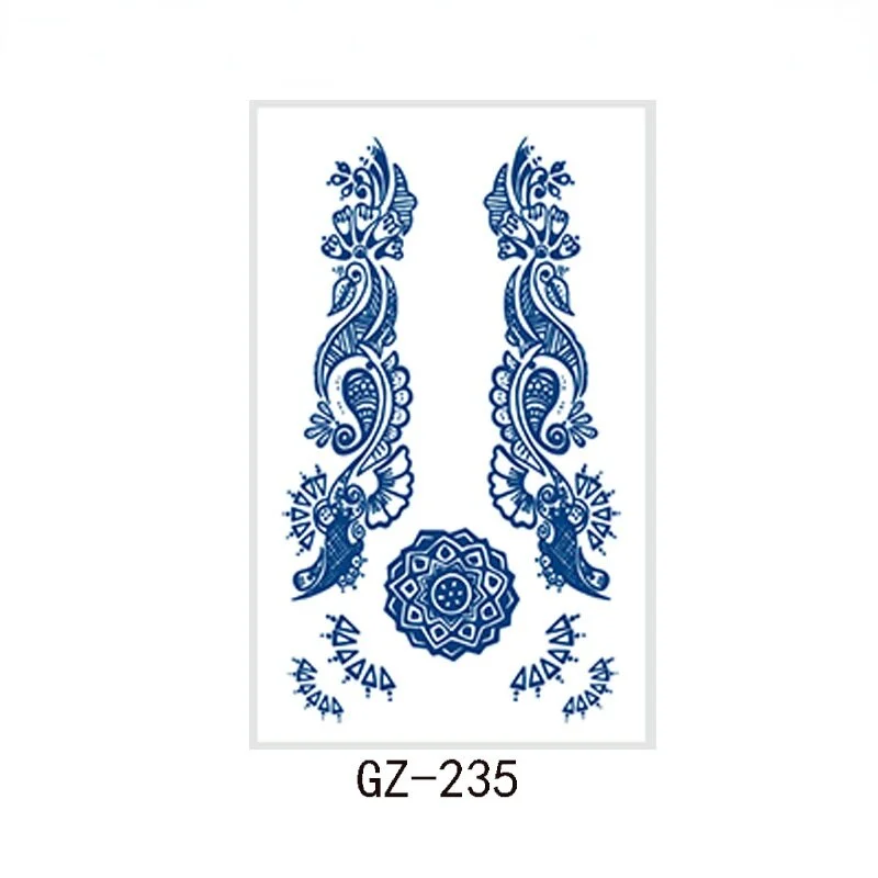 Net Red Herbal Juice Tattoo Sticker Semi-permanent Waterproof Sweat Resistant Tattoo Masking Scar Tattoo Sticker