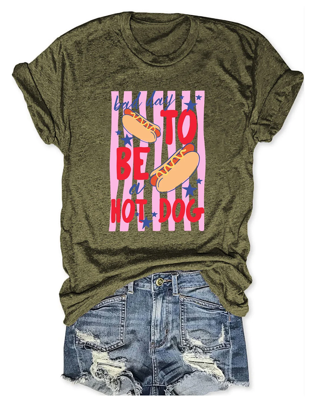 Bad Day To Be A Hot Dog T-shirt