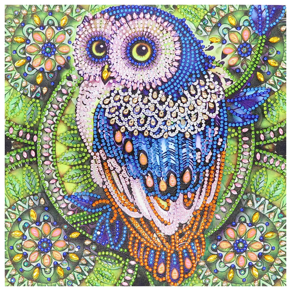 Diamond Painting - Special Shaped Drill - Owl(30*30cm)