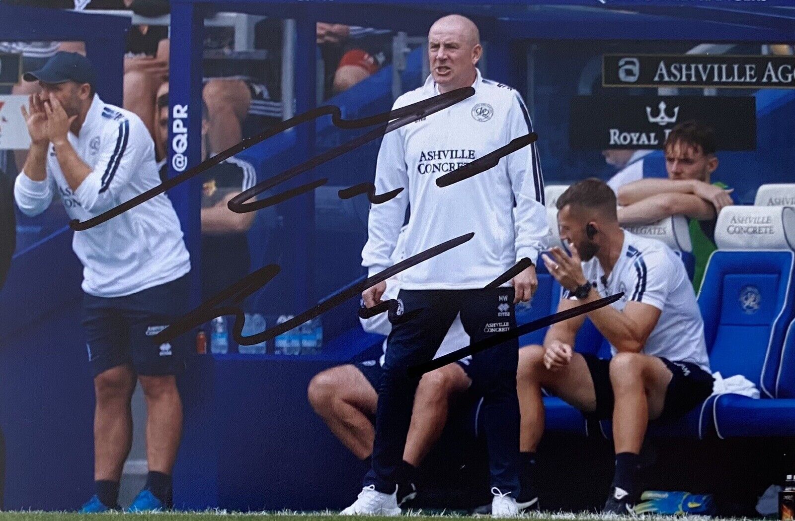 Mark Warburton Genuine Hand Signed QPR 6X4 Photo Poster painting