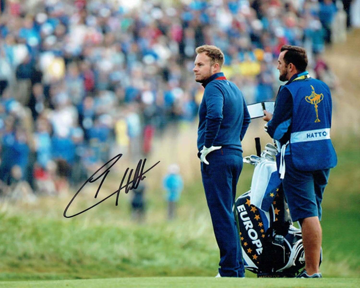 Tyrrell HATTON New SIGNED AUTOGRAPH Photo Poster painting 2 AFTAL COA Golf 2018 Ryder Cup Winner