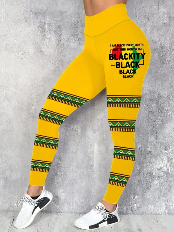 Black History Month Leggings