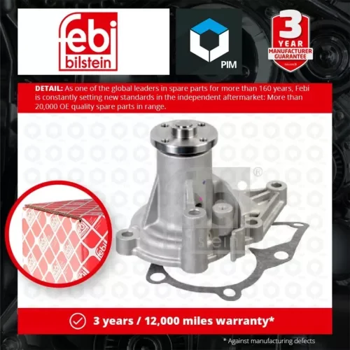 Water Pump 173147 Febi Coolant 2510026015 2510026016 2510026660 2510026900 New Parts