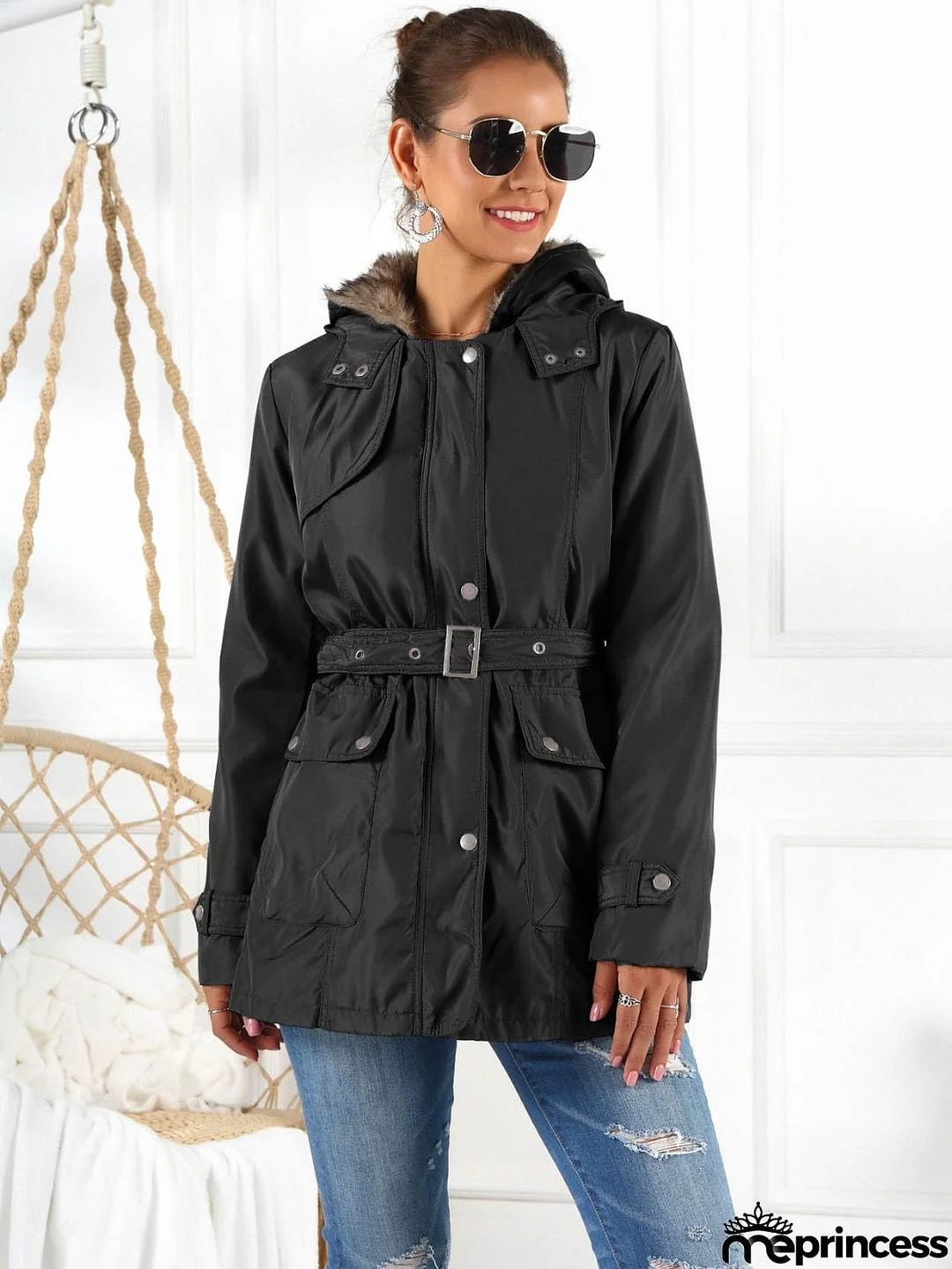 Full Size Hooded Jacket with Detachable Liner (Three-Way Wear)
