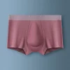 Men's Seamless Modal Boxer Briefs With Organic Latex Support Cup