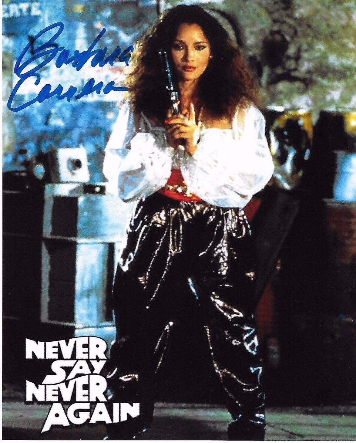 Barbara Carrera Signed 8x10 Photo Poster painting - James Bond Babe - NEVER SAY NEVER AGAIN H127