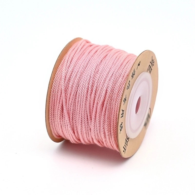 1 Roll/Package Cotton Polyester Wire Diameter: 1.2mm Jewelry Accessories