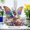 Diamond Painting Acrylic Easter Dinosaur Desktop Ornaments for Bedroom Table Decor