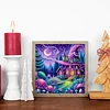 Witch Hat Houses - Crystal Rhinestone Diamond Painting