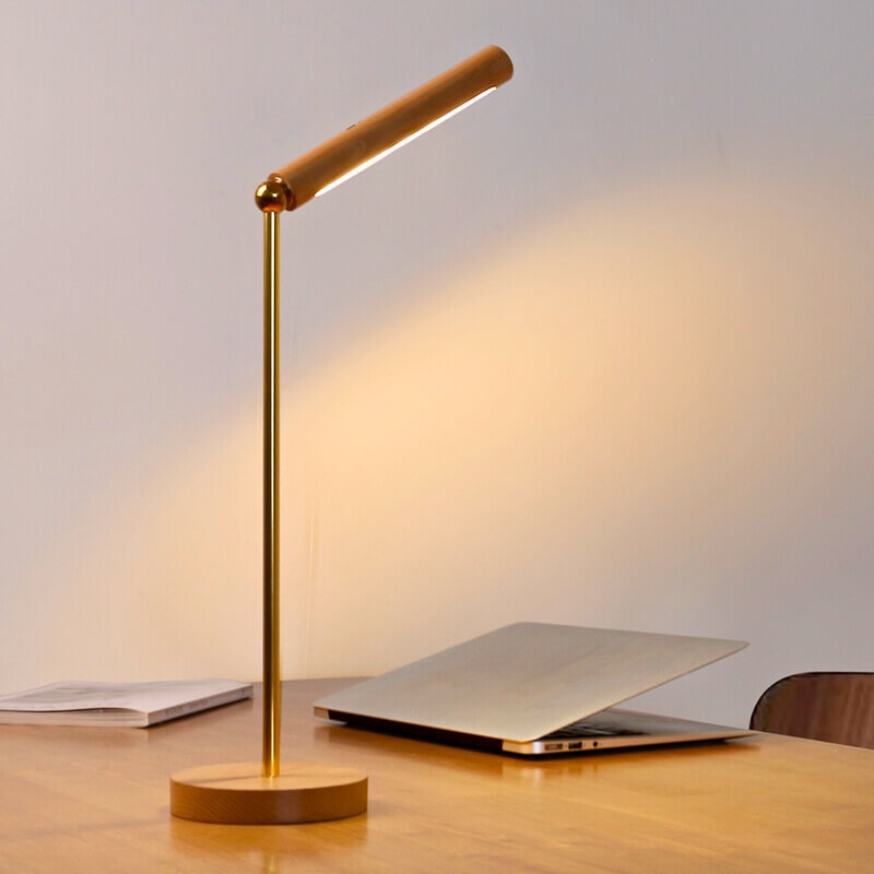 Magnetic LED Wooden Table Lamp