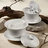 Original design creative white tea bowl/teacup/earphone case