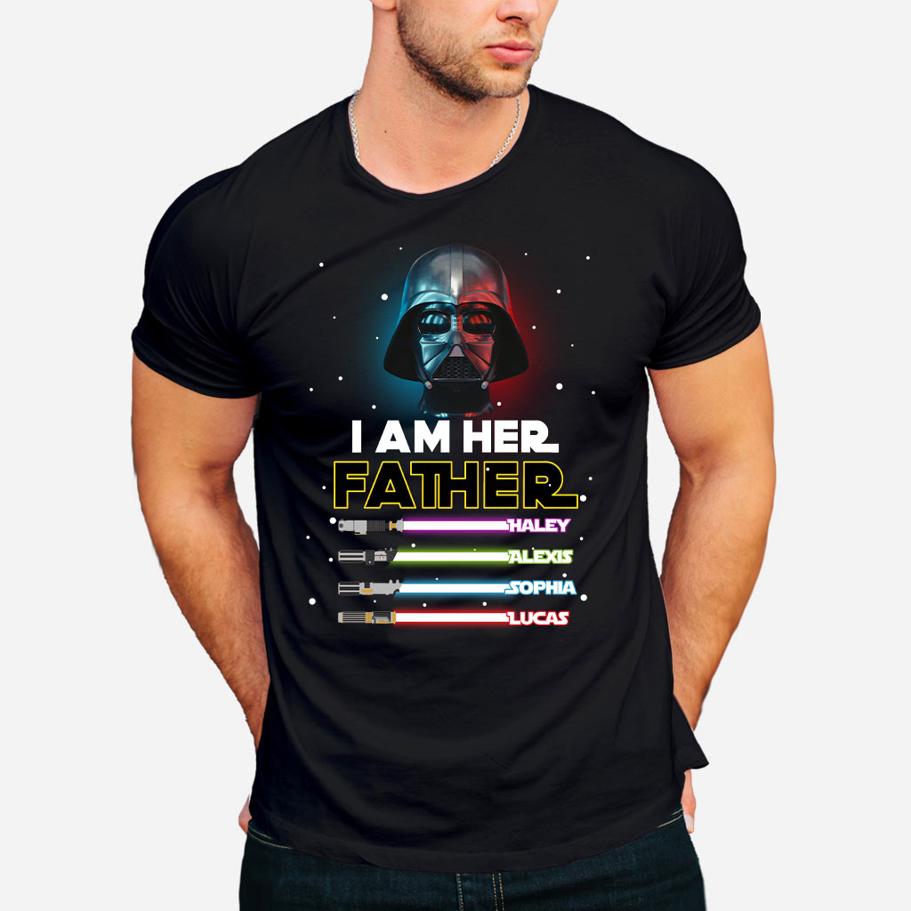 Loveyoufancy I Am Their Father - Personalized Gift for Father T-shirt and Hoodie