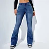 Women's High-waisted Slim-fit Flared Jeans by Inlyline