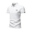 Men's New Retro Business Casual Ice Silk POLO Shirt