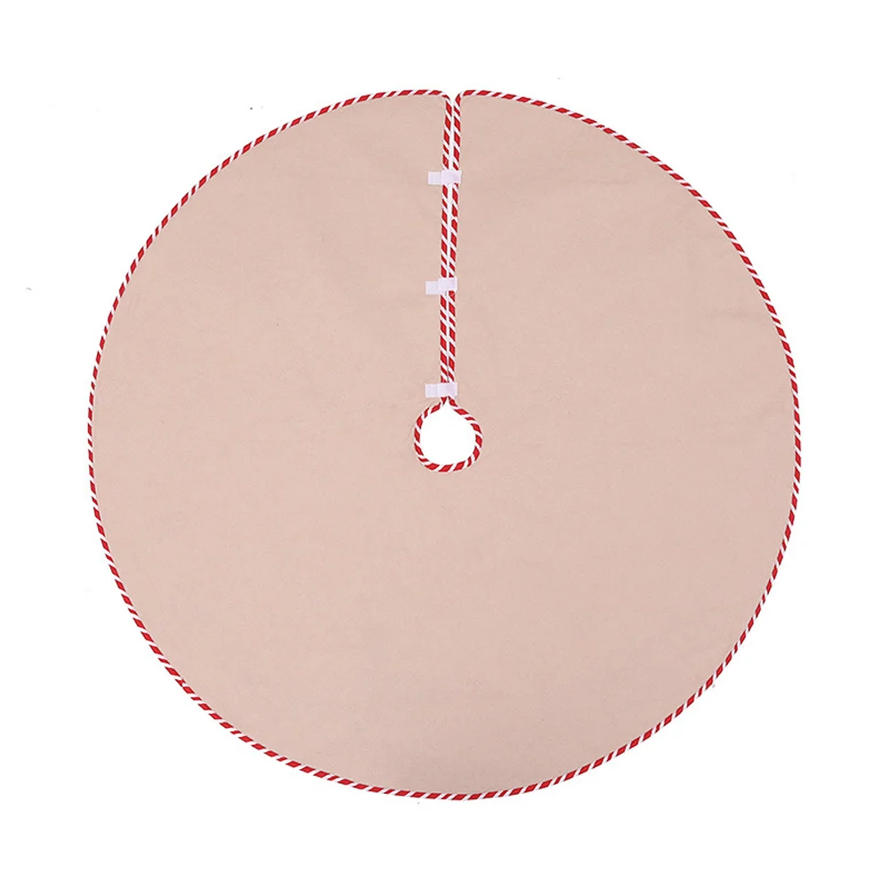 New linen snowman old man tree skirt tree bottom decoration