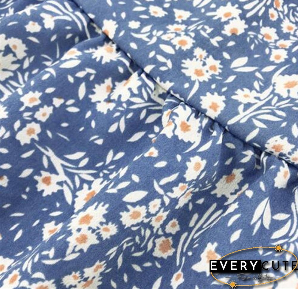 Summer Fashion Boho Long Dress Slash Neck Off The Shoulder Floral Print Casual Women Dresses
