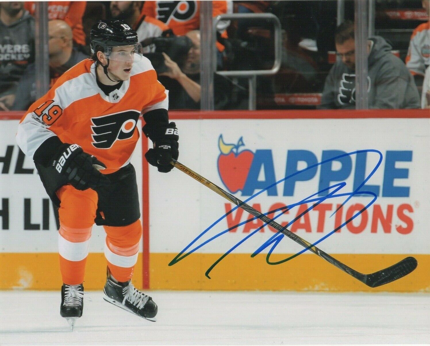 Philadelphia Flyers Nolan Patrick Autographed Signed 8x10 Photo Poster painting COA #4