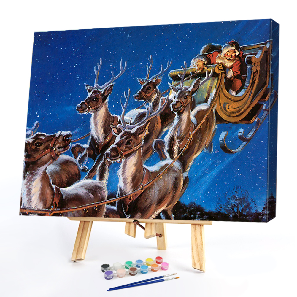 

50*40CM - Paint By Numbers - Santa Claus, 501 Original