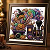 Train DIY Partial Drill Rhinestone Diamond Painting Kit 30x30cm