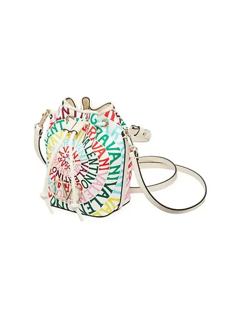 Valentino Garavani Mini Bucket Bag in Canvas