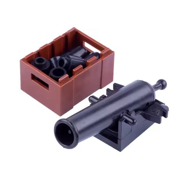 Military Artillery Cannon Custom Military MOC Set Minifigure Bricks monstertoys