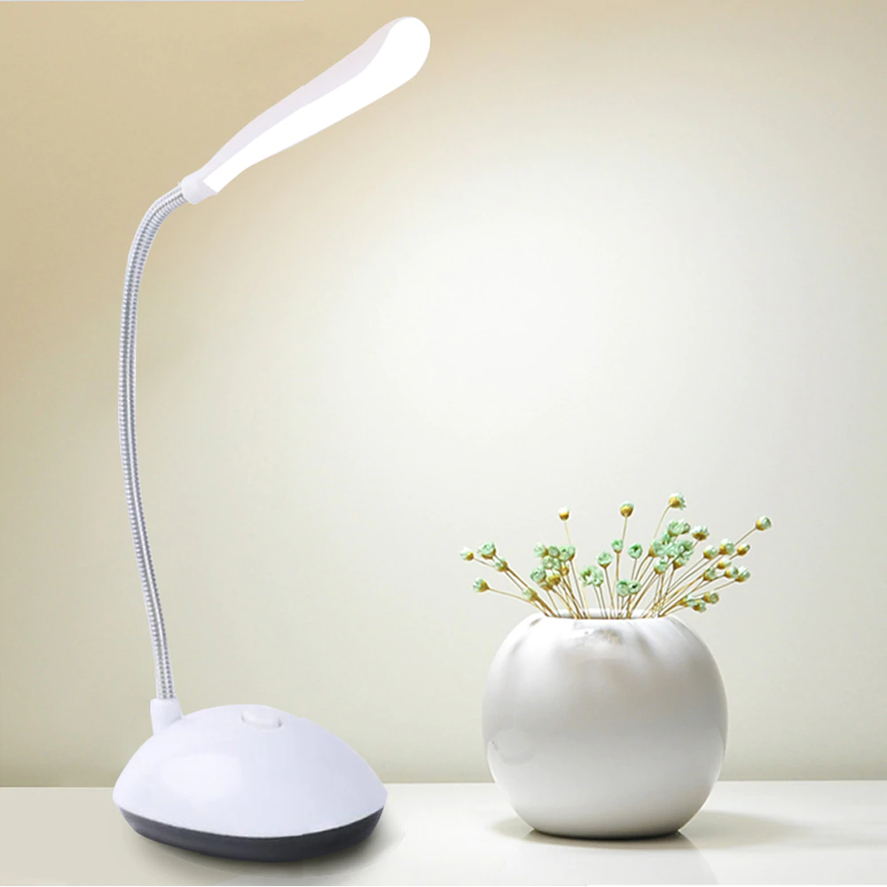 Lamp LED Lamp Table Desk Lamp Reading Lamp Foldable Dimmable  Battery Powered Table Light 4 LED Portable Lamp Flexo Book Light、、sdecorshop