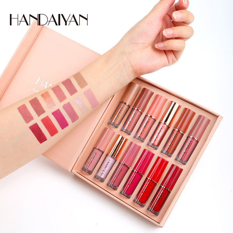 12 Color Liquid Lipstick Set | 168DEAL