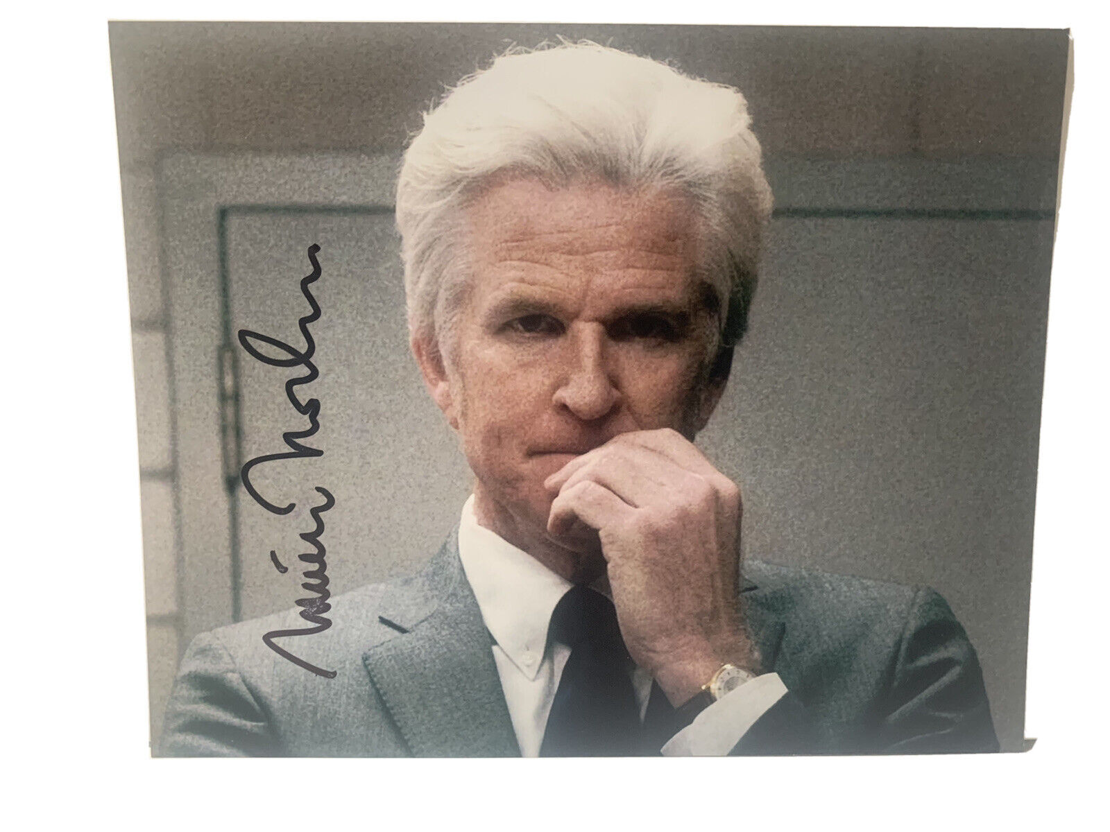 Matthew Modine Stranger Things Signed Autographed 8x10 Photo Poster painting BAS Certified #1