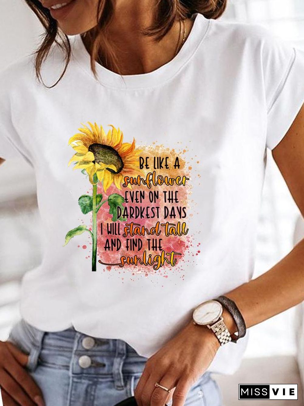 Clothes Ladies Summer T Clothing Print Fashion Casual T-Shirts Letter 90S Trend Cute Short Sleeve Women Female Graphic Tee