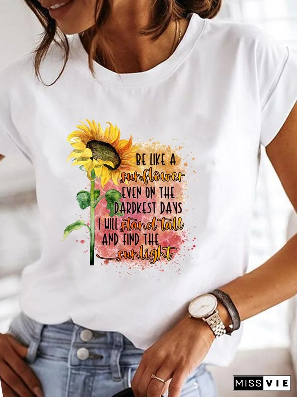 Clothes Ladies Summer T Clothing Print Fashion Casual T-Shirts Letter 90S Trend Cute Short Sleeve Women Female Graphic Tee