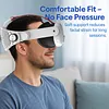 Soft Rubber HeadStrap for Meta Quest 3/3S Accessories Adjustable Replacement Strap Breathable Enhanced Support and Reduce Facial Stress