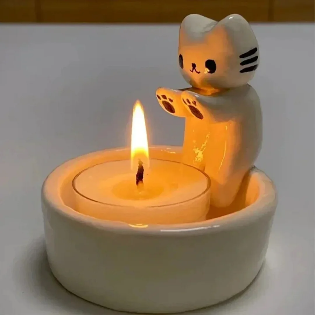 🐱Cute Cat Candle Holder🕯