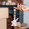 DIY Diamond Painting Keychain-5pcs/Set Rabbit Bag Keychain Jewelry Gift