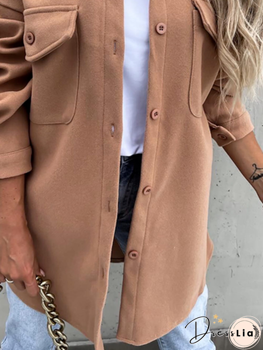 Plain Casual Jacket