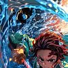 Water Tanjiro Kamado Decorative Painting - Demon Slayer: Kimetsu No Yaiba - BLK Studio